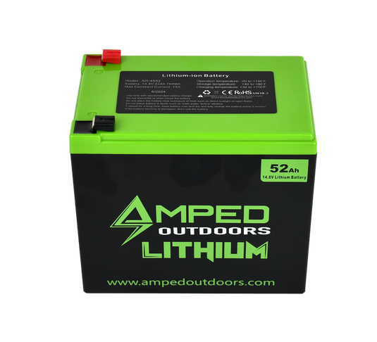 52Ah Lithium Battery (14.8V NMC) with Charger