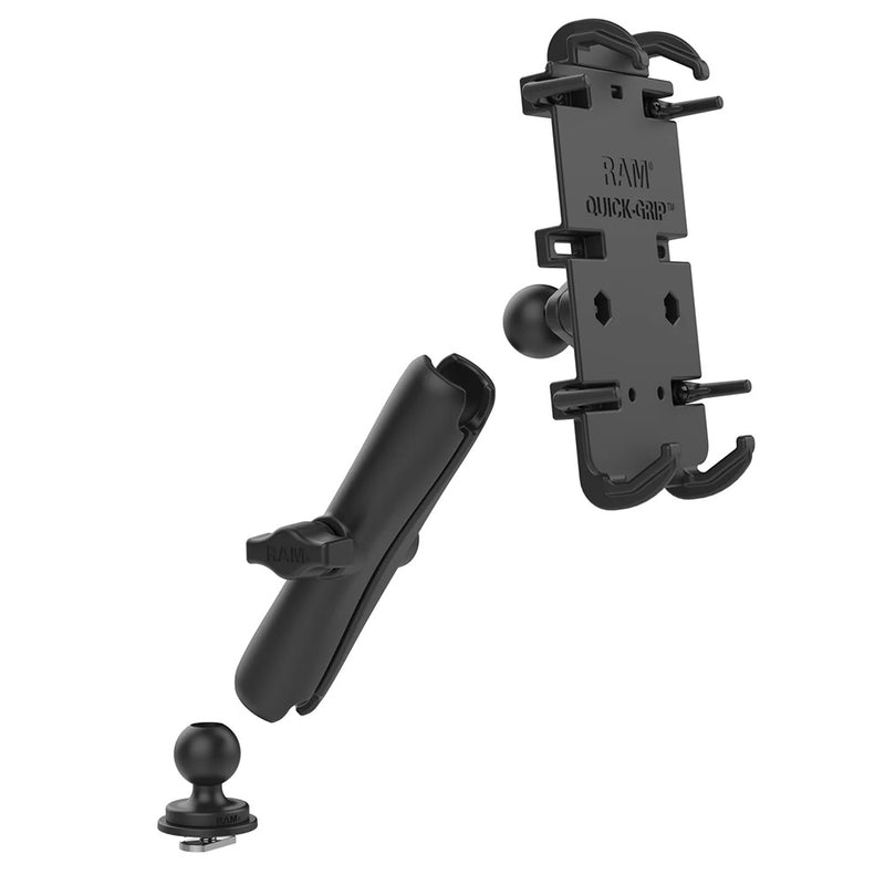 Load image into Gallery viewer, RAM Mount Quick-Grip XL Phone Mount w/Track Ball Base - Long [RAM-HOL-PD4-C-354-TRA1U]
