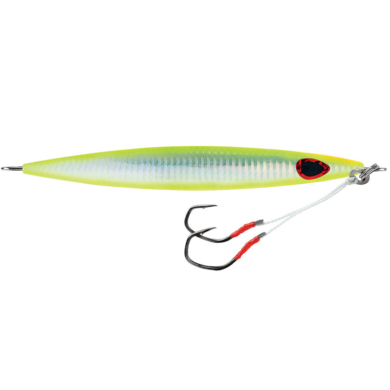 Load image into Gallery viewer, Williamson Kensaki 120 Jig - 5.25&quot; - 4.25oz - UV Chartreuse Glow Zebra [KSJ120UVCGZ]
