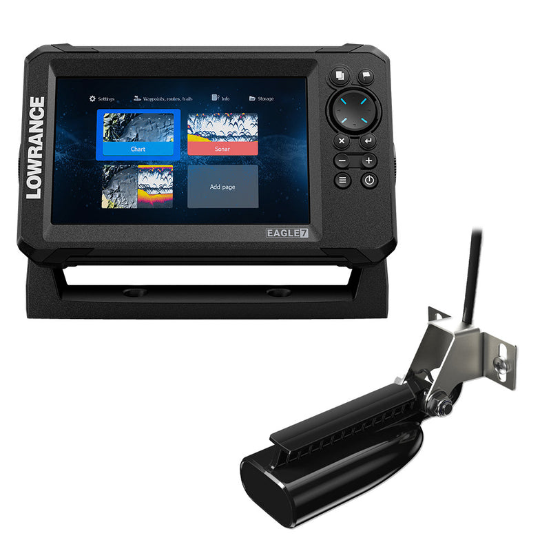 Load image into Gallery viewer, Lowrance Eagle 7 w/SplitShot Transducer  Discover OnBoard Chart [000-16227-001]
