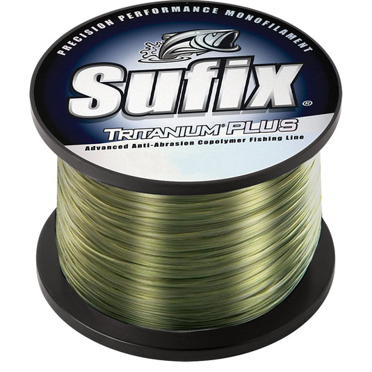 Sufix Tritanum Plus - 17lb - Dark Green - 840 yds [696-117G]