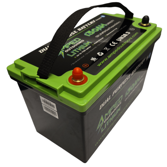 130Ah Dual Purpose Lithium Battery (Cranking) 12.8V - Bluetooth - IP67 Waterproof - Heated