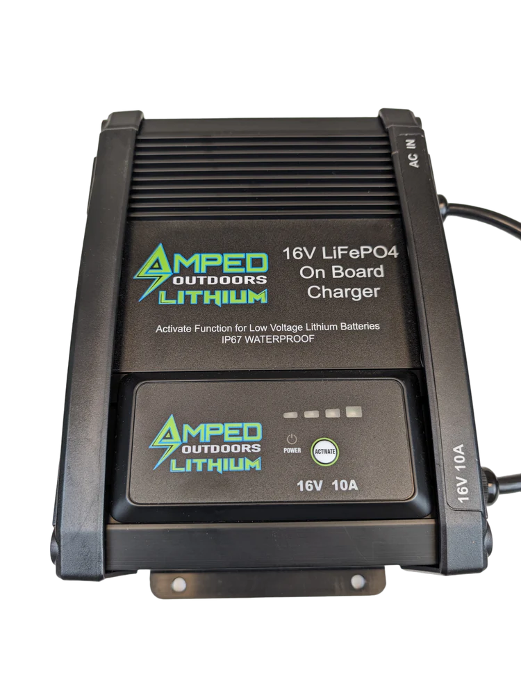 Load image into Gallery viewer, 16V 80Ah LiFePO4 Battery - Bluetooth - IP67 Waterproof - On board Charger Included! IN STOCK
