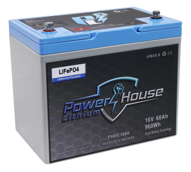 Load image into Gallery viewer, PowerHouse Lithium 16V MARINE ELECTRONICS BATTERIES
