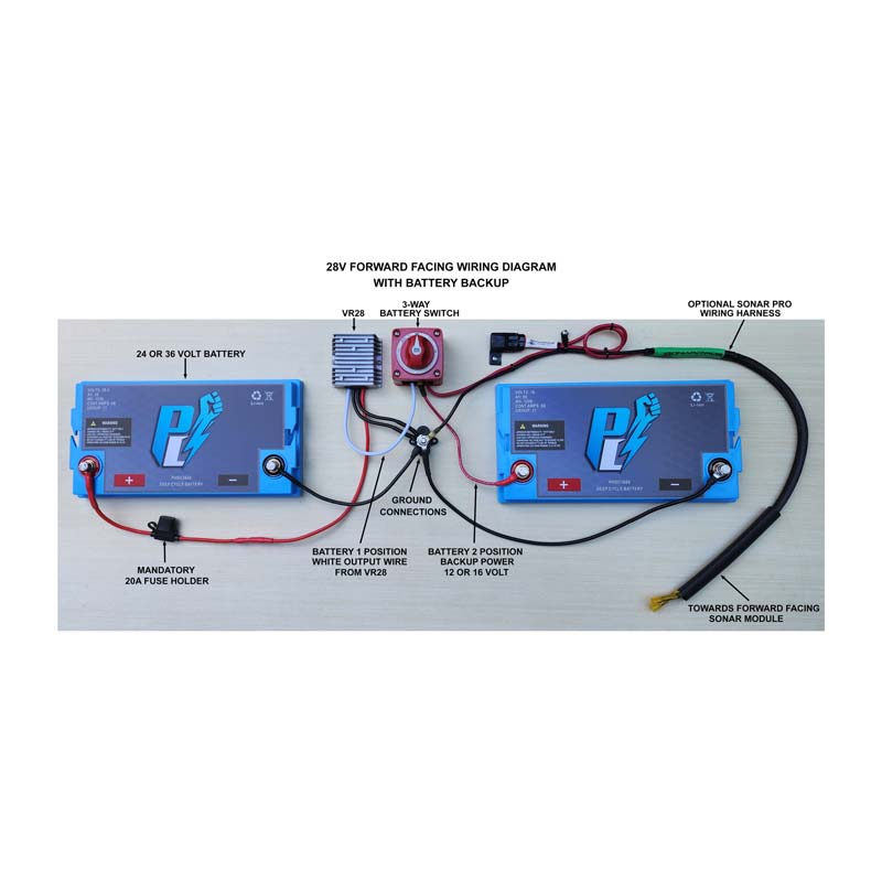 Load image into Gallery viewer, 28V Forward Facing Sonar Converter
