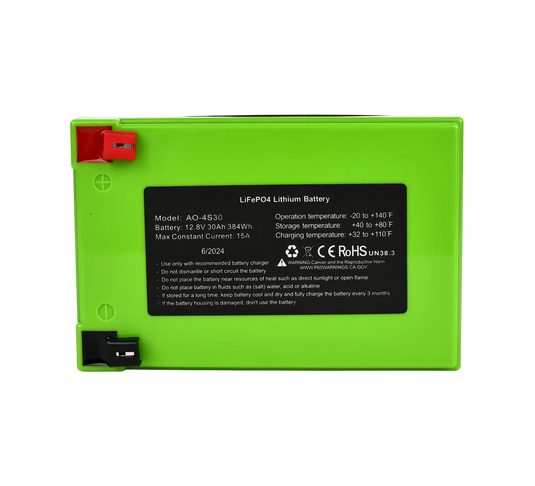 30Ah Lithium Battery (LiFePO4) Wide