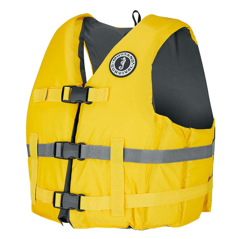 Load image into Gallery viewer, Mustang Livery Foam Vest - Yellow - XL/XXL [MV701DMS-25-XL/XXL-216]
