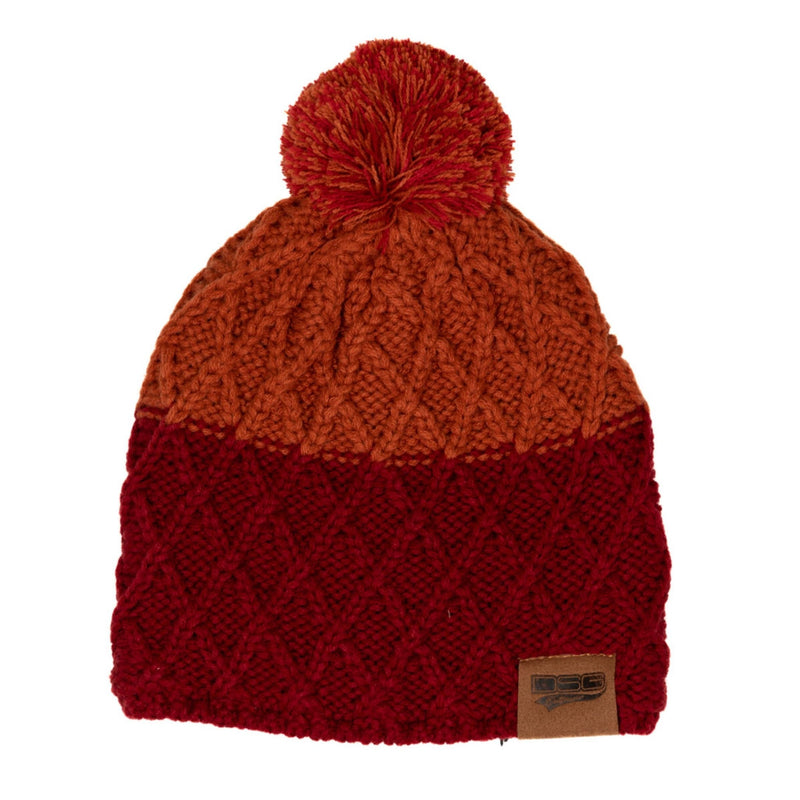 Load image into Gallery viewer, Two-Tone Pom Beanie
