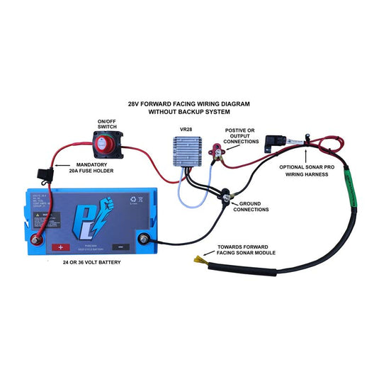 28V Forward Facing Sonar Converter