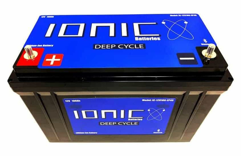 Load image into Gallery viewer, Ionic 12 Volt 100Ah Lithium Deep Cycle Battery
