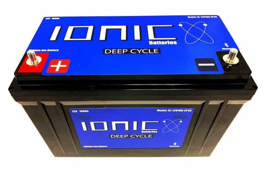 Ionic 12 Volt 100Ah Lithium Deep Cycle Battery