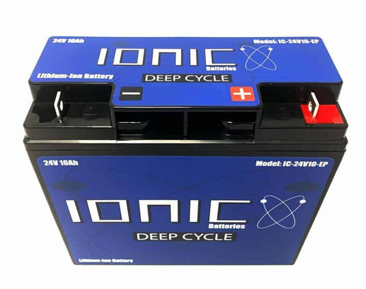 Ionic  24 Volt 10Ah Lithium Battery