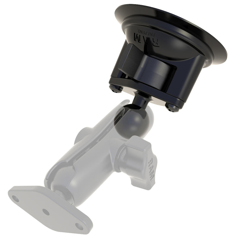 Load image into Gallery viewer, RAM Mount 3.25&quot; Diameter Suction Cup Twist Lock Mount w/1&quot; Ball [RAM-B-224-1U]
