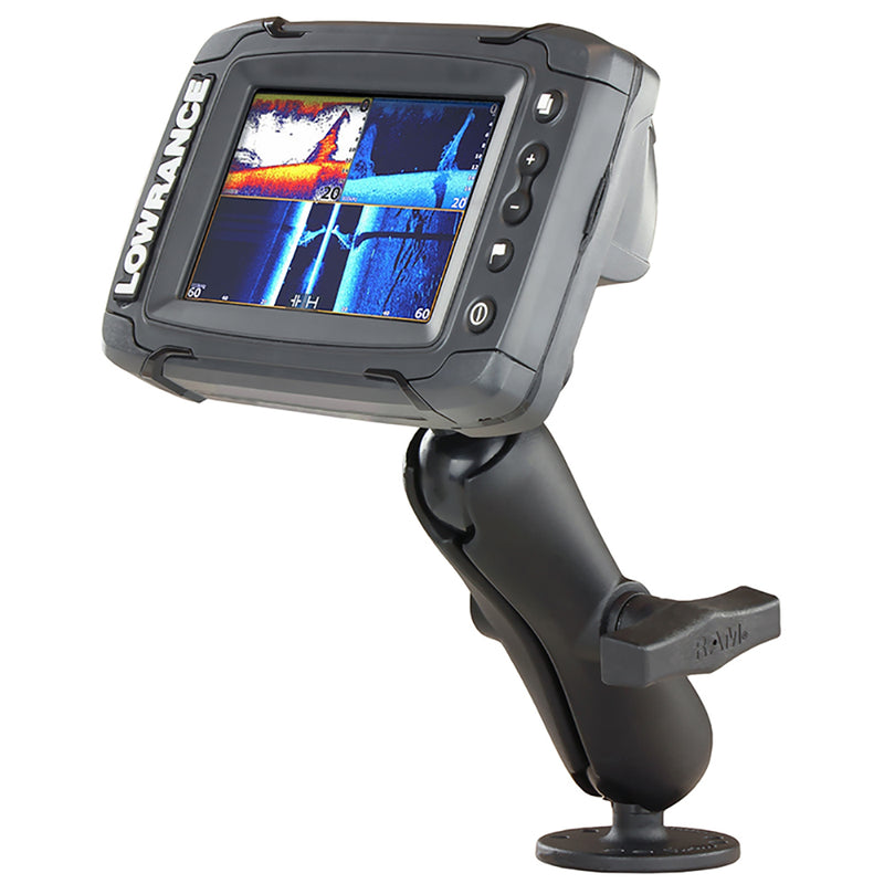 Load image into Gallery viewer, RAM Mount Quick Release Mount f/Lowrance Mark &amp; Elite 5 [RAM-101-LO11]
