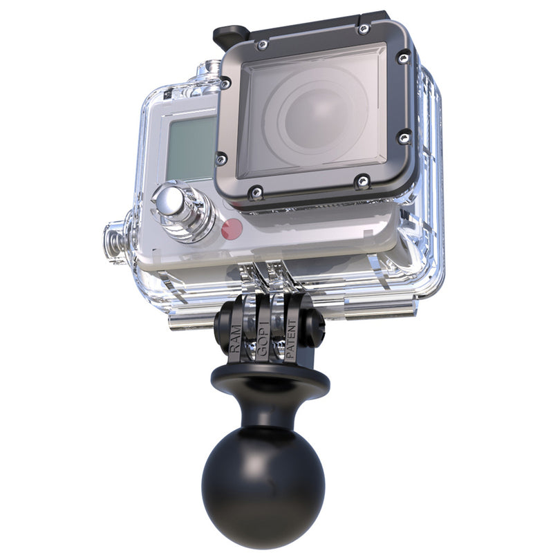 Load image into Gallery viewer, RAM Mount 1&quot; Ball Mount w/Custom GoPro Hero Adapter [RAM-B-138-GOP1U]
