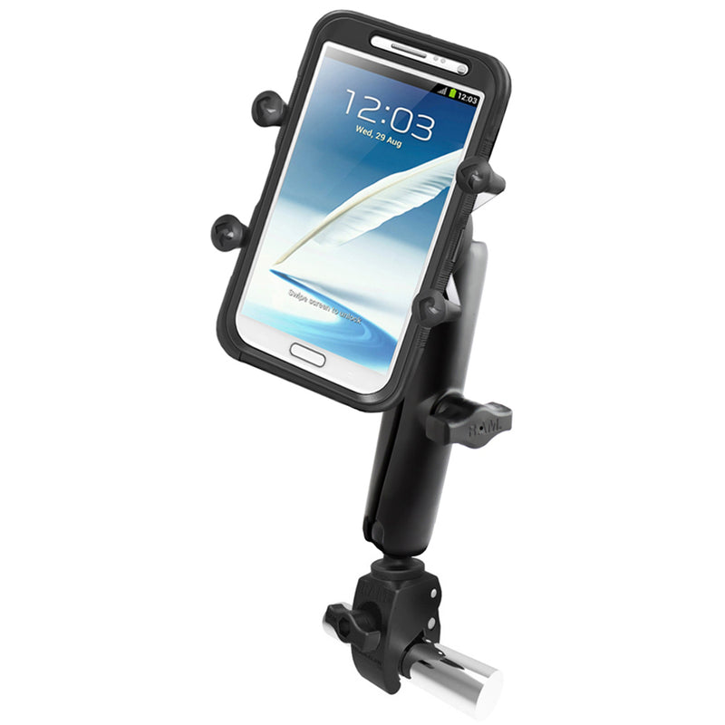 Load image into Gallery viewer, RAM Mount Tough-Claw Base w/Long Double Socket Arm &amp; Universal X-Grip IV f/Large Phone/Phablet Cradle [RAM-B-400-C-UN10U]
