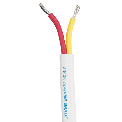 Ancor Safety Duplex Cable - 18/2 AWG - Red/Yellow - Flat - 1,000 [124999]