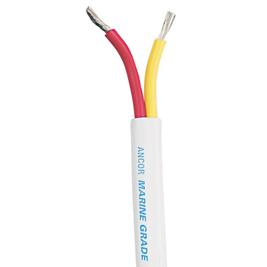 Ancor Safety Duplex Cable - 14/2 AWG - Red/Yellow - Flat - 250' [124525]