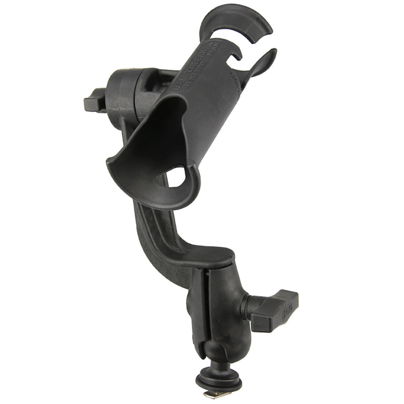 Load image into Gallery viewer, RAM Mount RAM Tube Jr. Fishing Rod Holder with RAM-ROD Revolution Ratchet/Socket System and Track Ball Base [RAP-390-RB-TRA1U]
