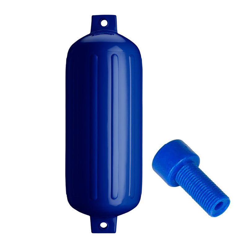 Load image into Gallery viewer, Polyform G-6 Twin Eye Fender 11&quot; x 30&quot; - Cobalt Blue w/Adapter [G-6-COBALT BLUE]
