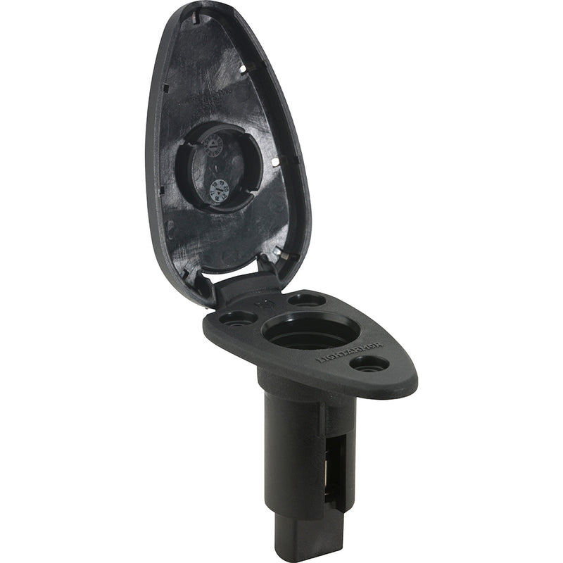 Load image into Gallery viewer, Attwood LightArmor Plug-In Base - 2 Pin - Black - Teardrop [910T2PB-7]
