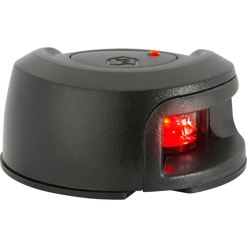 Load image into Gallery viewer, Attwood LightArmor Deck Mount Navigation Light - Black Composite - Port (red) - 2NM [NV2012PBR-7]
