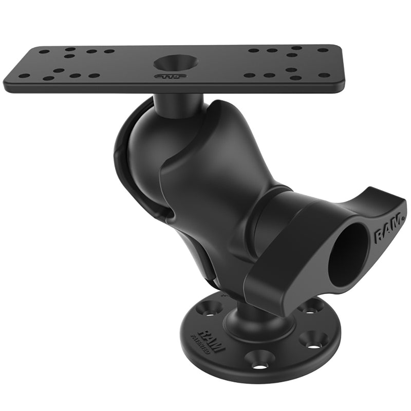 Load image into Gallery viewer, Ram Mount Universal D Size Ball Mount with Short Arm for 9&quot;-12&quot; Fishfinders and Chartplotters [RAM-D-115-C]
