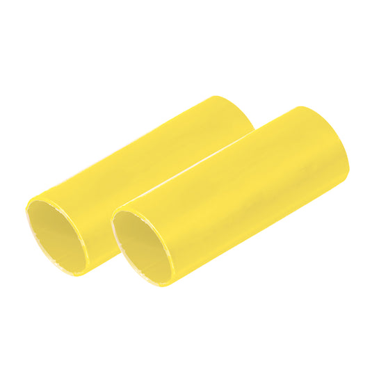 Ancor Battery Cable Adhesive Lined Heavy Wall Battery Cable Tubing (BCT) - 1" x 3" - Yellow - 2 Pieces [327903]