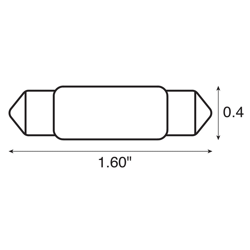 Load image into Gallery viewer, Ancor Bulb, Festoon, 12V - .97A - 15W - 12CP - 2-Pieces [522112]
