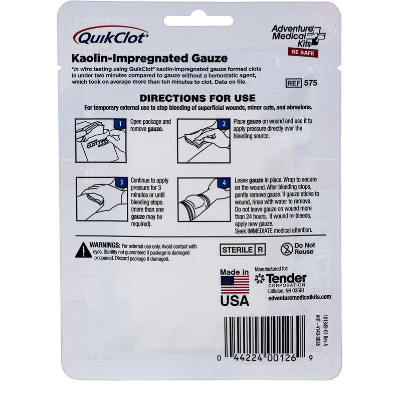 Load image into Gallery viewer, Adventure Medical QuickClot Gauze 3&quot; x 4 [5020-0026]

