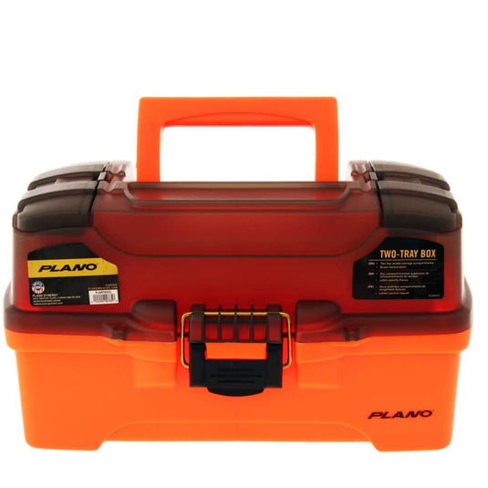 Plano 2-Tray Tackle Box w/Dual Top Access - Smoke  Bright Orange [PLAMT6221]