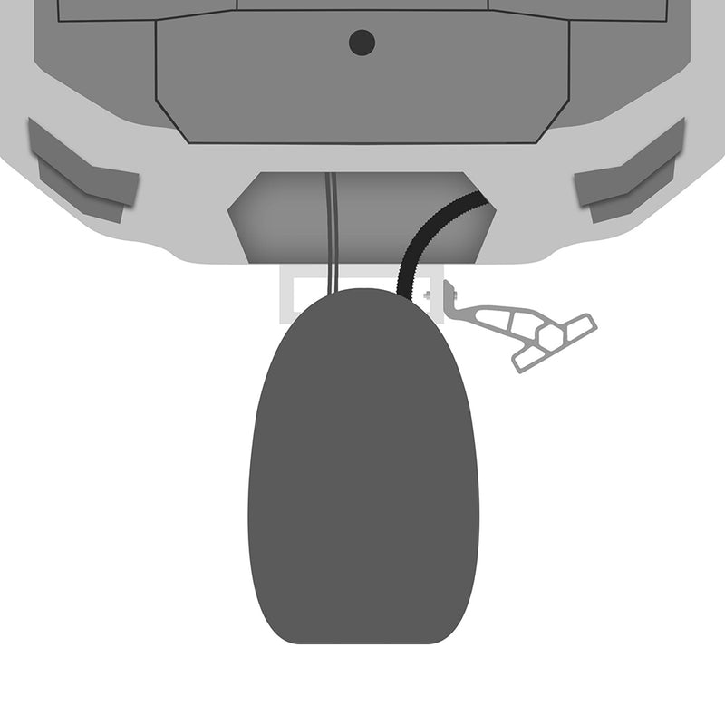 Load image into Gallery viewer, Minn Kota Raptor Jack Plate Adapter Bracket - Starboard - 2&quot; Setback - 4&quot; Rise - White [1810365]
