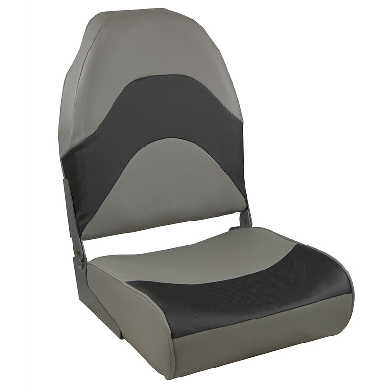 Load image into Gallery viewer, Springfield Premium Wave Folding Seat - Grey w/Meteor Stripe [1062034]
