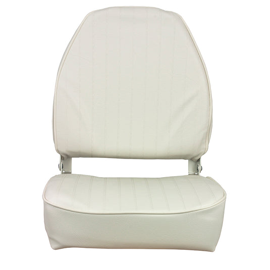 Springfield High Back Folding Seat - White [1040649]