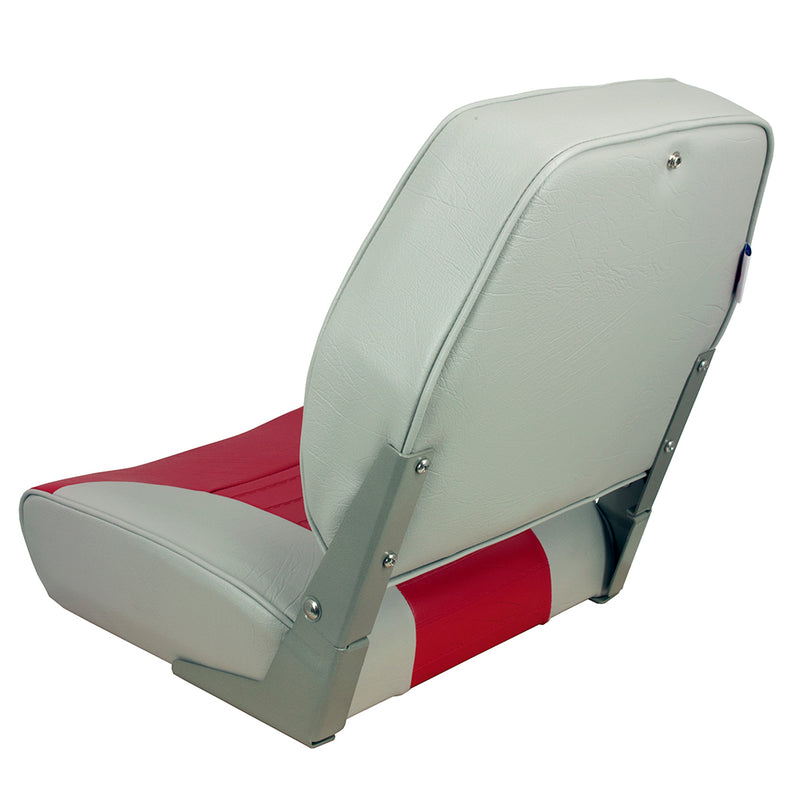 Load image into Gallery viewer, Springfield Economy Multi-Color Folding Seat - Grey/Red [1040655]
