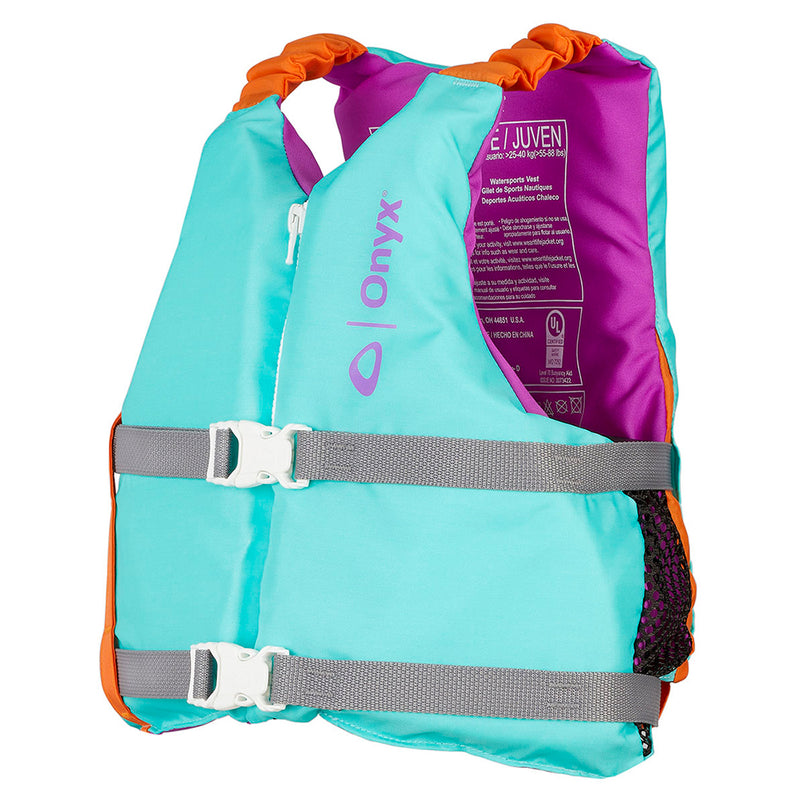 Load image into Gallery viewer, Onyx Youth Universal Paddle Vest - Aqua [121900-505-002-21]
