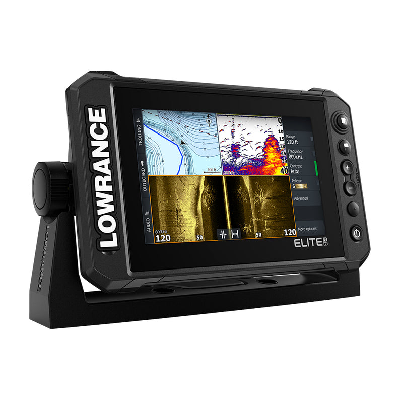 Load image into Gallery viewer, Lowrance Elite FS 7 Chartplotter/Fishfinder with HDI Transom Mount Transducer [000-15696-001]
