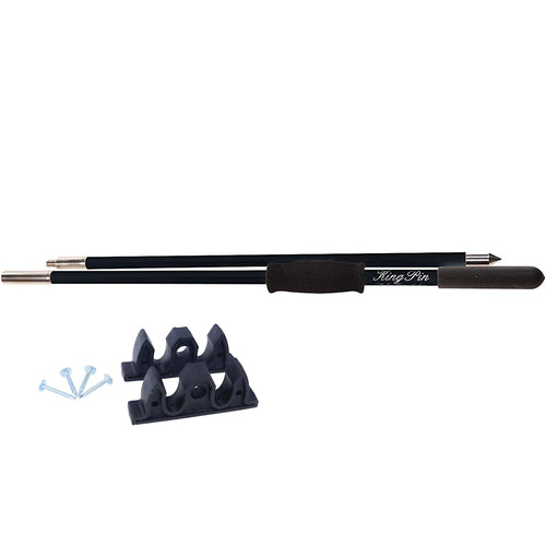 Panther 8 King Pin Anchor Pole - 2-Piece - Black [KPP802B]