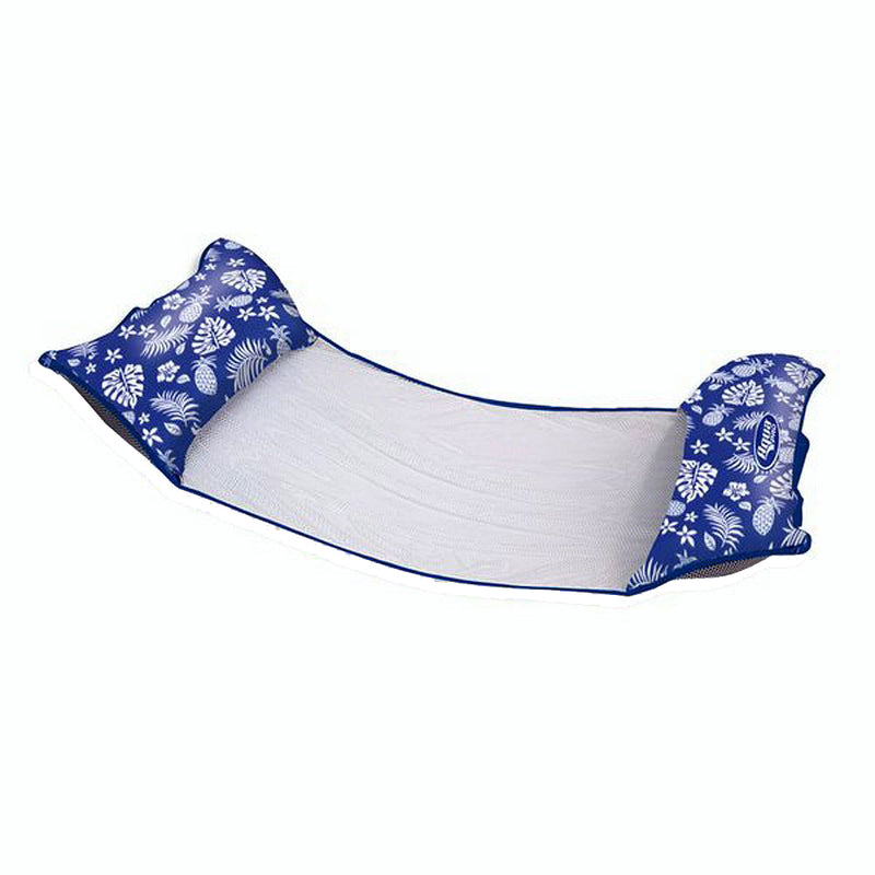 Load image into Gallery viewer, Aqua Leisure 4-In-1 Monterey Hammock Supreme XL 53&quot; x 31.5&quot; - Hibiscus Pineapple Royal Blue [APL18904S2]
