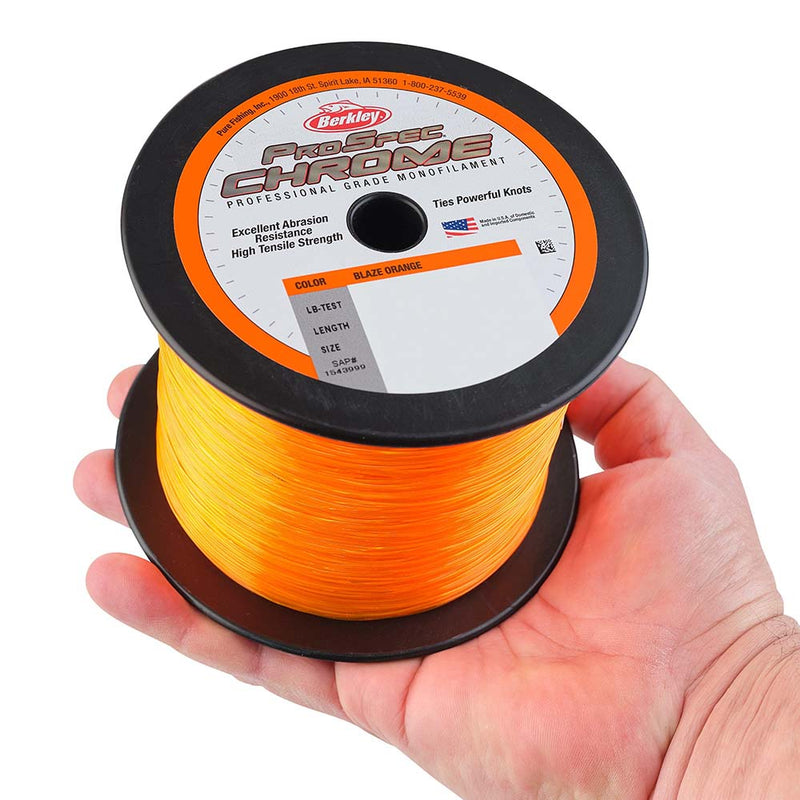 Load image into Gallery viewer, Berkley ProSpec Chrome Blaze Orange Monofilament - 130 lb - 2000 yds - PSC5B130-80 [1544016]
