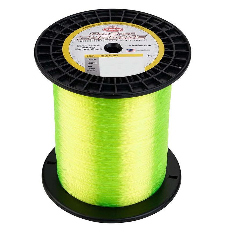 Load image into Gallery viewer, Berkley ProSpec Chrome Hi-Vis Yellow Monofilament - 80 lb - 3750 yds - PSC5B80-HVY [1543433]
