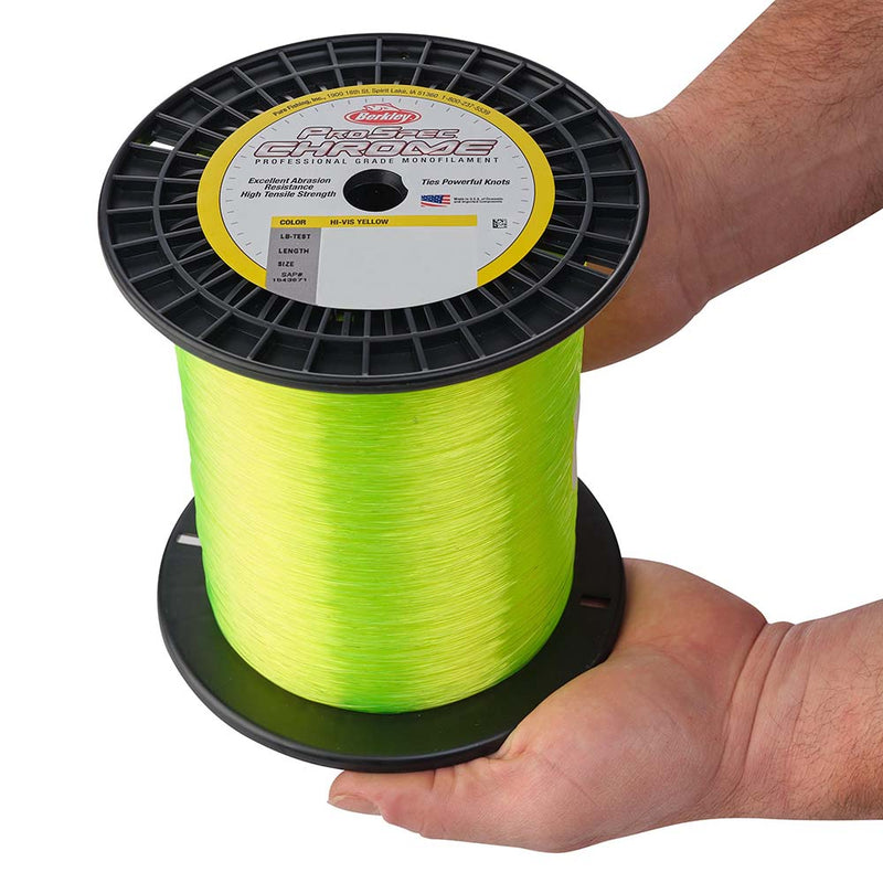 Load image into Gallery viewer, Berkley ProSpec Chrome Hi-Vis Yellow Monofilament - 60 lb - 3000 yds - PSC3B60-HVY [1543675]
