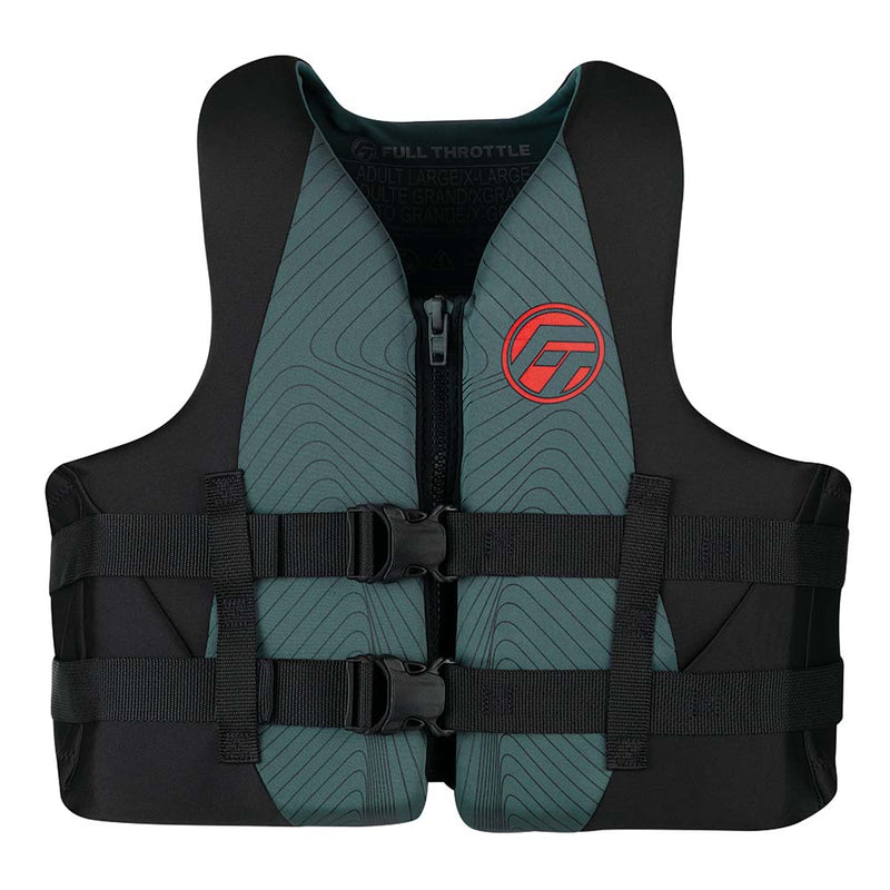 Load image into Gallery viewer, Full Throttle Adult Rapid-Dry Life Jacket - 2XL/4XL - Grey/Black [142100-701-080-22]
