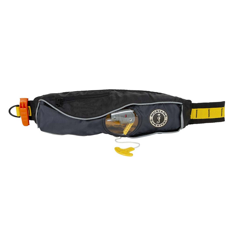 Load image into Gallery viewer, Mustang Fluid 2.0 Inflatable Belt Pack - Black/Grey - Manual [MD4016-806-0-253]
