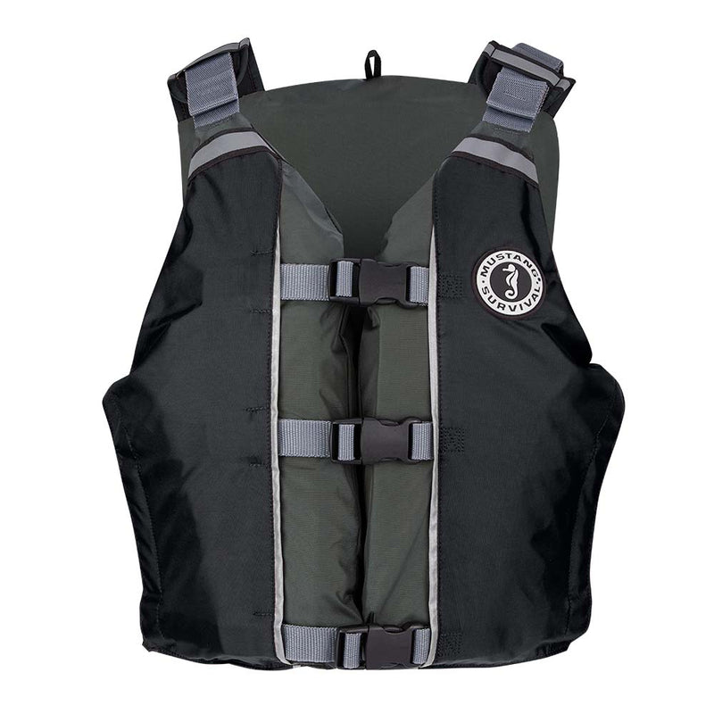 Load image into Gallery viewer, Mustang APF Foam Vest - Black/Grey - Universal [MV4111-806-0-216]
