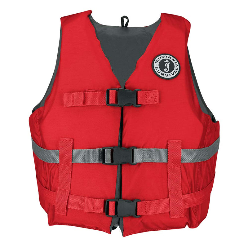 Load image into Gallery viewer, Mustang Livery Foam Vest - Red - XL/XXL [MV701DMS-4-XL/XXL-216]
