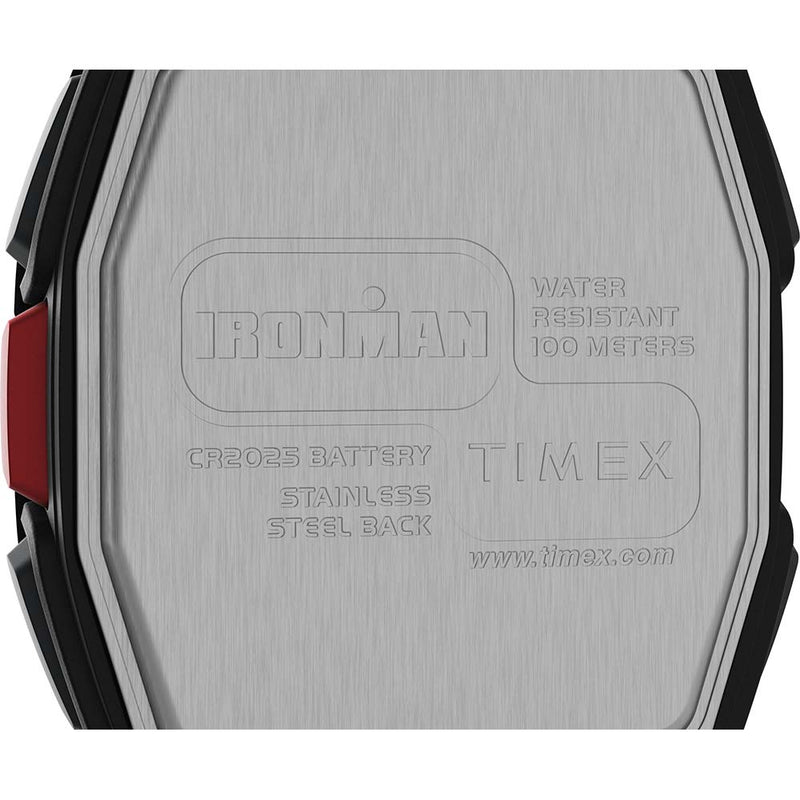 Load image into Gallery viewer, Timex IRONMAN T300 Silicone Strap Watch - Black/Red [TW5M47500]
