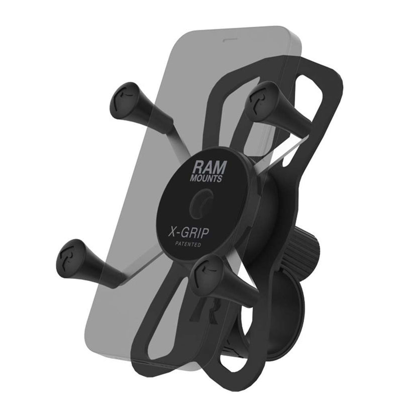 Load image into Gallery viewer, RAM Mount RAM X-Grip Phone Mount w/RAM Tough-Strap Handlebar Base [RAP-460-UN7U]
