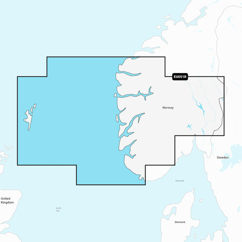 Garmin Navionics+ NSEU051R - Norway, Lista to Sognefjord - Marine Chart [010-C1250-20]