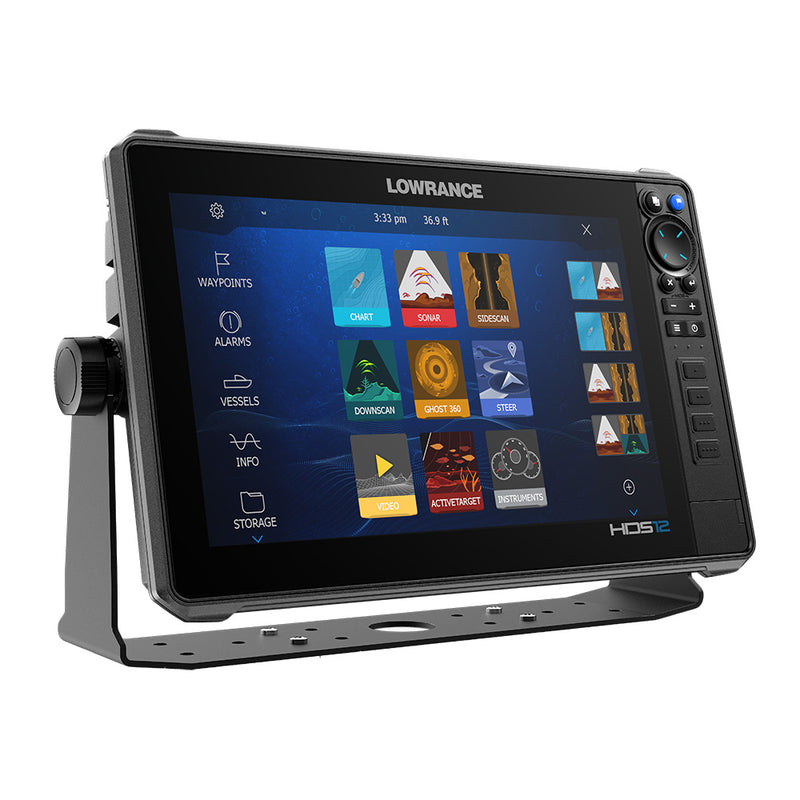 Load image into Gallery viewer, Lowrance HDS PRO 12 - w/ Preloaded C-MAP DISCOVER OnBoard  Active Imaging HD Transducer [000-15987-001]
